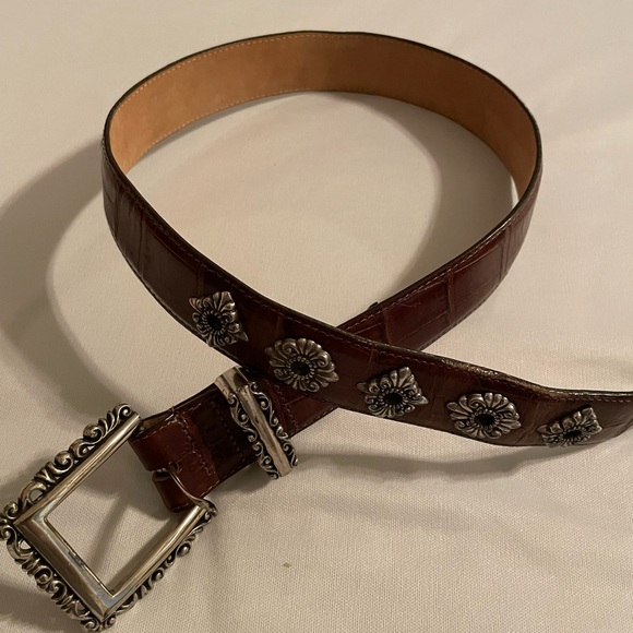 Brighton Accessories - Brighton Brown Croco Belt